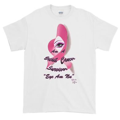 Eye Am A Breast Cancer Survivor II Short-Sleeve T-Shirt