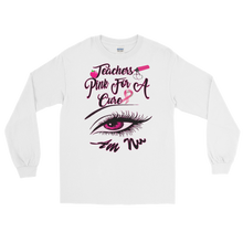 Teachers Pink For A Cure Long Sleeve T-Shirt