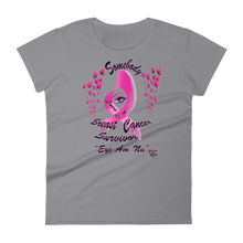 Somebody I Love is A Breast Cancer Survivor Women's Short sleeve T-shirt